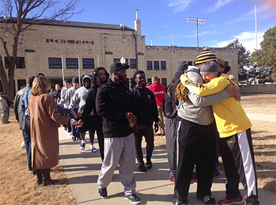 football team send-off